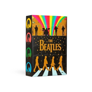 Happy Socks Daily Sock Crew The Beatles Collector's Advent Calendar with 24 Pairs - black